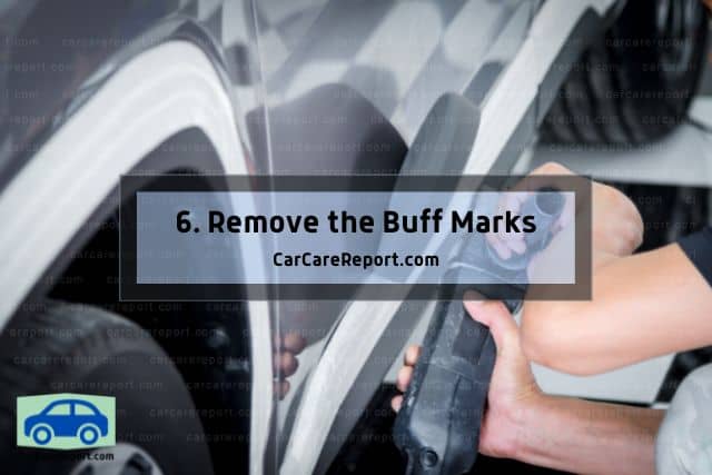 Process of removing buff marks