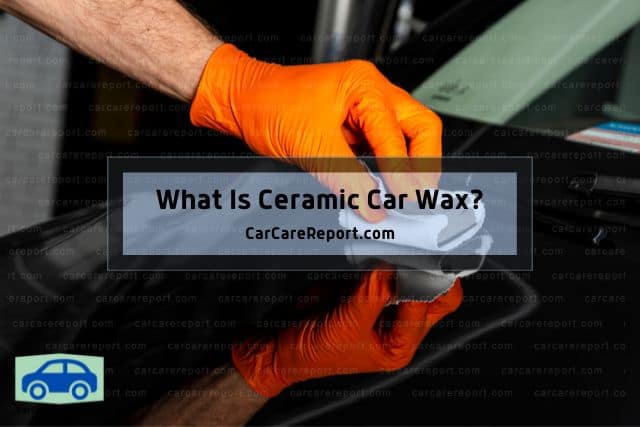 Holding a car wax